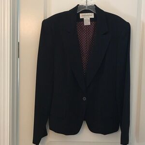 Vintage Jones New York dark Navy Blue Blazer